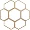 Ekena Millwork Florin Wood Fretwork Pierced Ceiling Medallion, Birch, 32"OD x 13 5/8"ID x 1/4"T CMWP32X32X0250FOBI - alternate 1